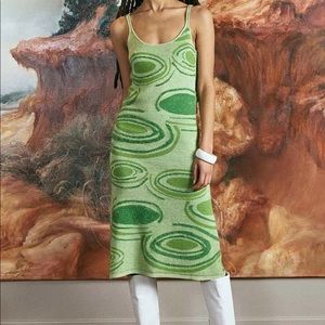 HOUSE OF SUNNY HOCKNEY DRESS (GREEN)